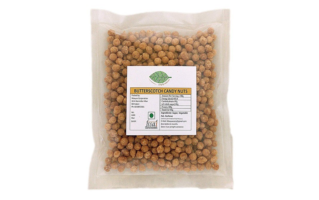 Maayaa Butterscotch Candy Nuts    Pack  200 grams